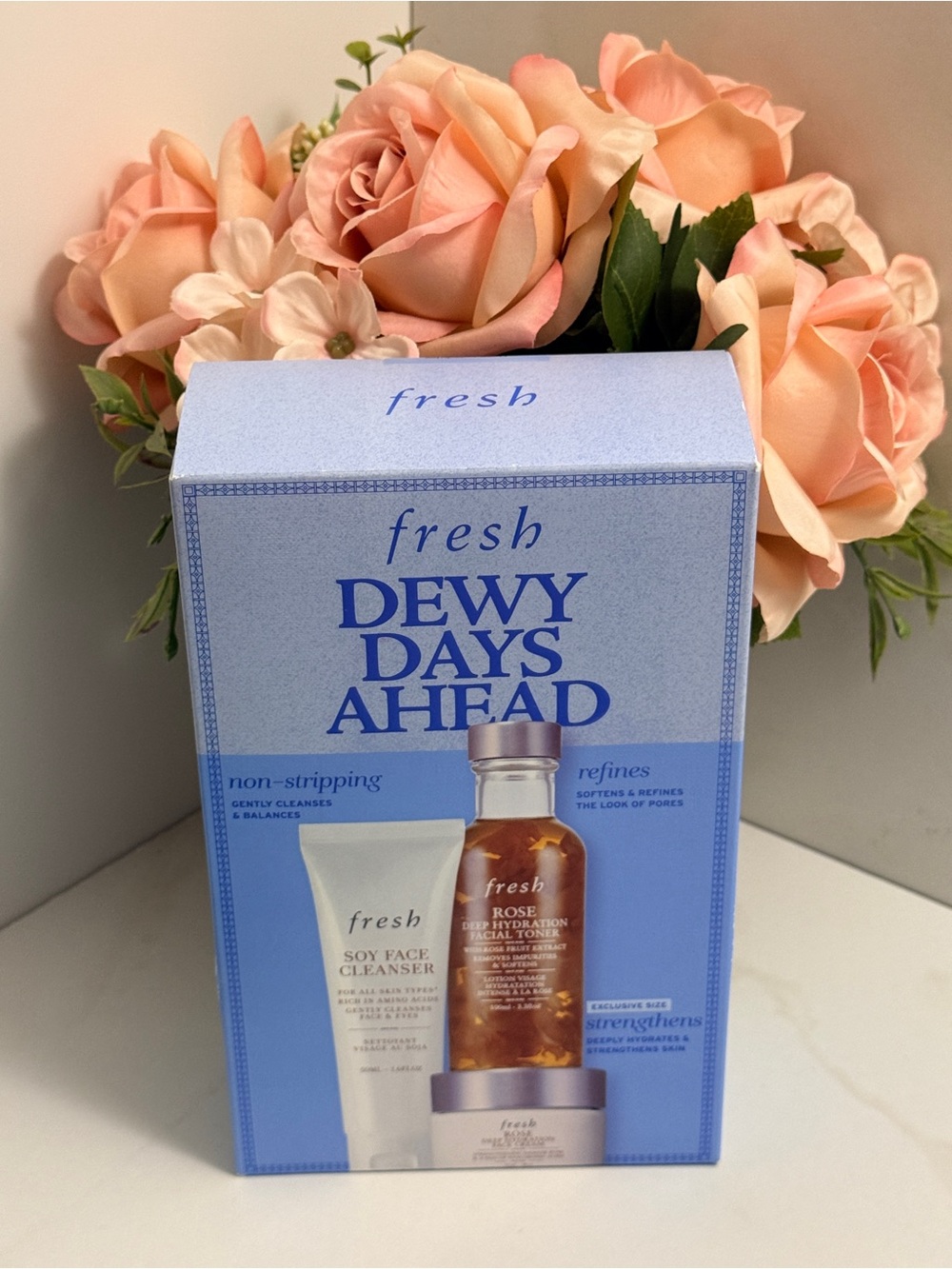 fresh Dewy Days Ahead 3-Pc Skincare Gift Set NEW SEALED BOX